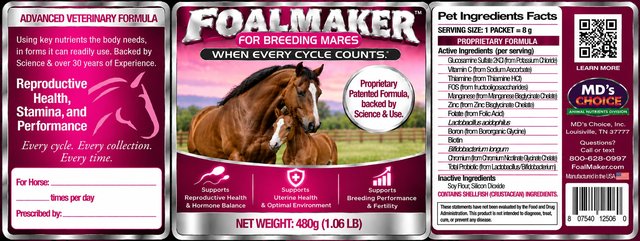 FoalMaker Mare label — click to enlarge